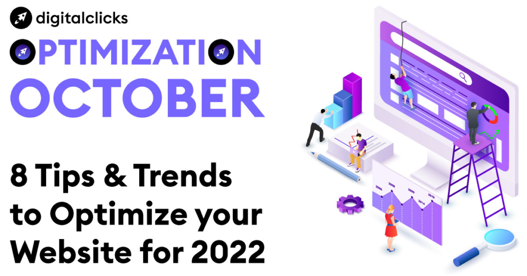 main banner - 8 tips and trends to optimize your website