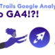 Happy Trails Google Analytics - Hello GA4 Title with GA4 logo