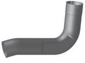 Peterbilt 379 exhaust elbow with flattened area 90 degrees