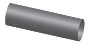  Peterbilt short straight exhaust pipe